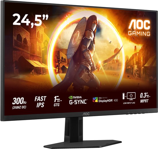 AOC G4 25G4SRE - Full HD IPS Gaming Monitor - 25 inch - 310hz