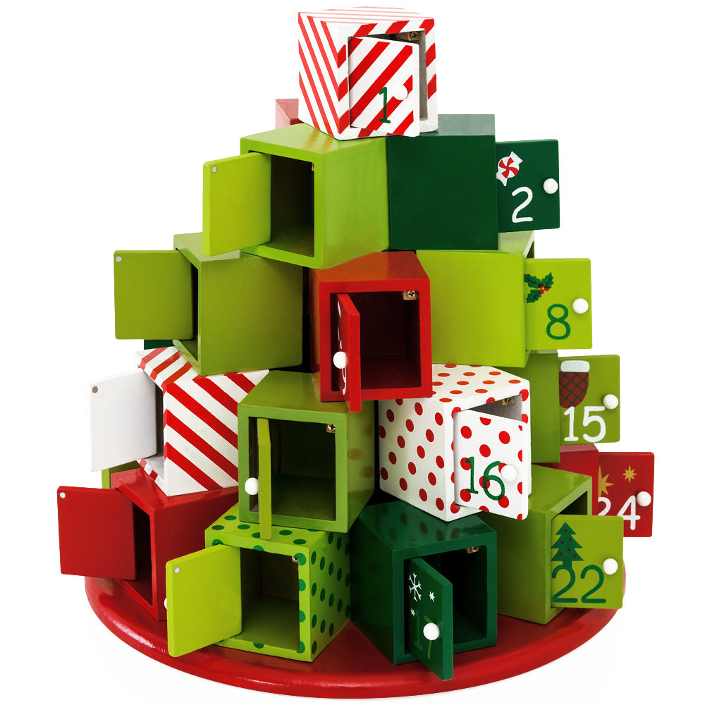 Spielwerk Herbruikbare Adventskalender - Cadeauberg 24 Deuren