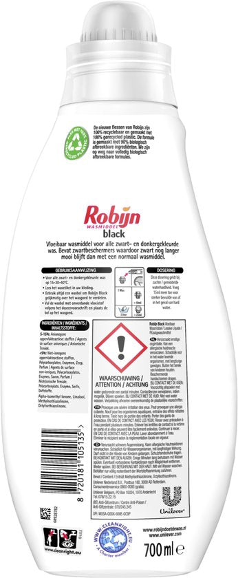 Robijn Wasmiddel Black Velvet doos a 8