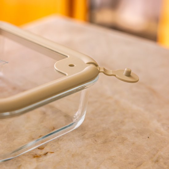 Safecourt vershoudbakjes - volledig van glas (100% micro-plastic vrij) - oven, vriezer, magnetron en vaatwasser - 8 delige set