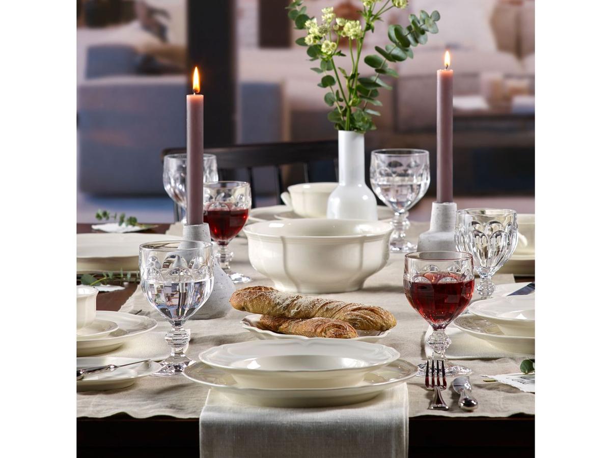Villeroy Boch Manoir Dinerbord - Ø 26 cm - Set van 6 - Wit