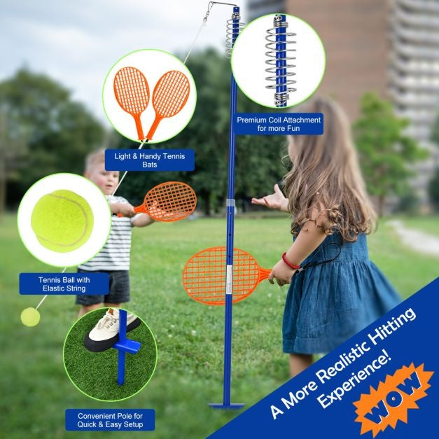 Coast Tennispaal Set - In hoogte verstelbaar