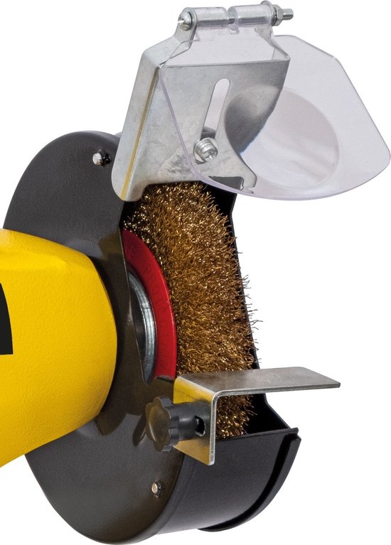 Stanley SXGBP150E - Tafel Slijpmachine - 2-in-1 Steen en Borstel - 330W Motor - Gietijzeren Constructie