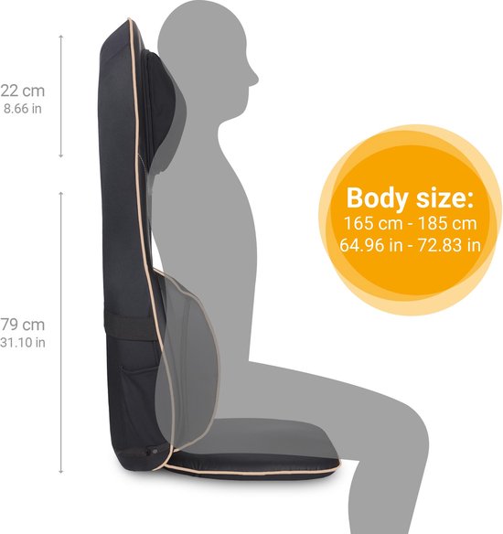medisana MC 825 - Shiatsu-acupressuur massagekussen