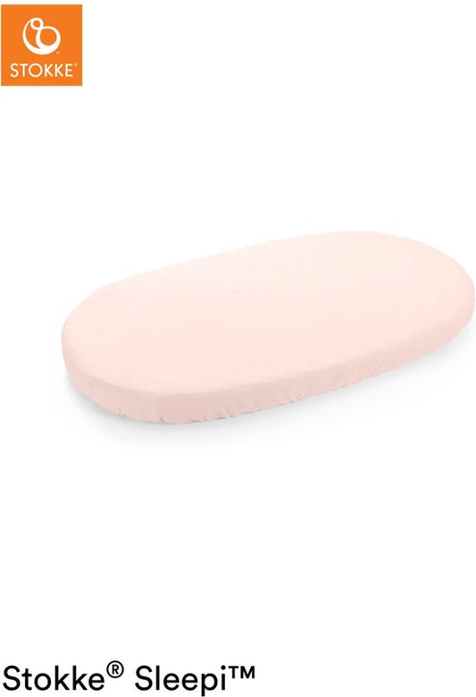 Stokke® Sleepi™ Ledikant Hoeslaken - 120 cm - Peachy Pink