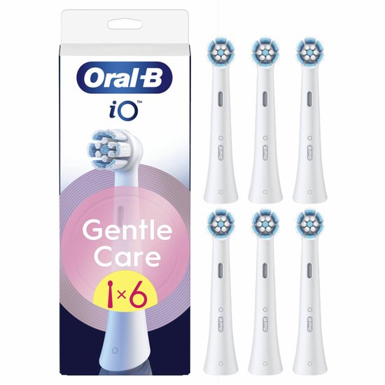 Oral-B Opzetborstels iO Gentle Care - Wit - 6 stuks