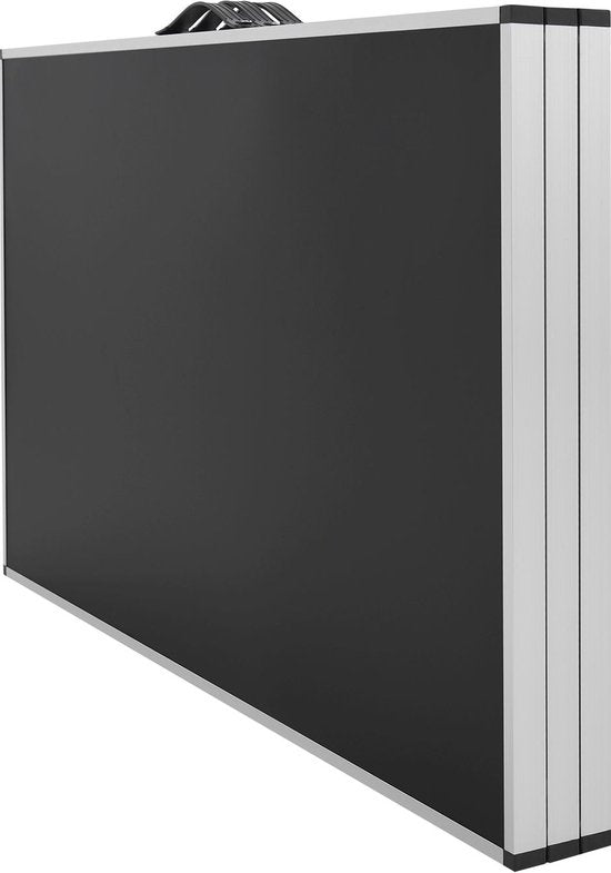 3 stuks Aluminium Vouwtafel / Klaptafel / Campingtafel - Multifunctioneel - Zwart