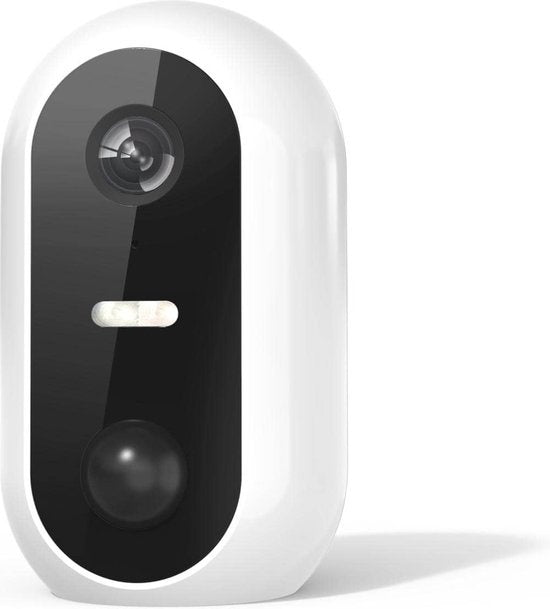 Denver Beveiligingscamera Draadloos Buiten - Camera met Nachtzicht - Tuya App - WiFi - Full HD - 1080P - Bewegingsdetectie - Makkelijk te installeren - IOB209 - Wit