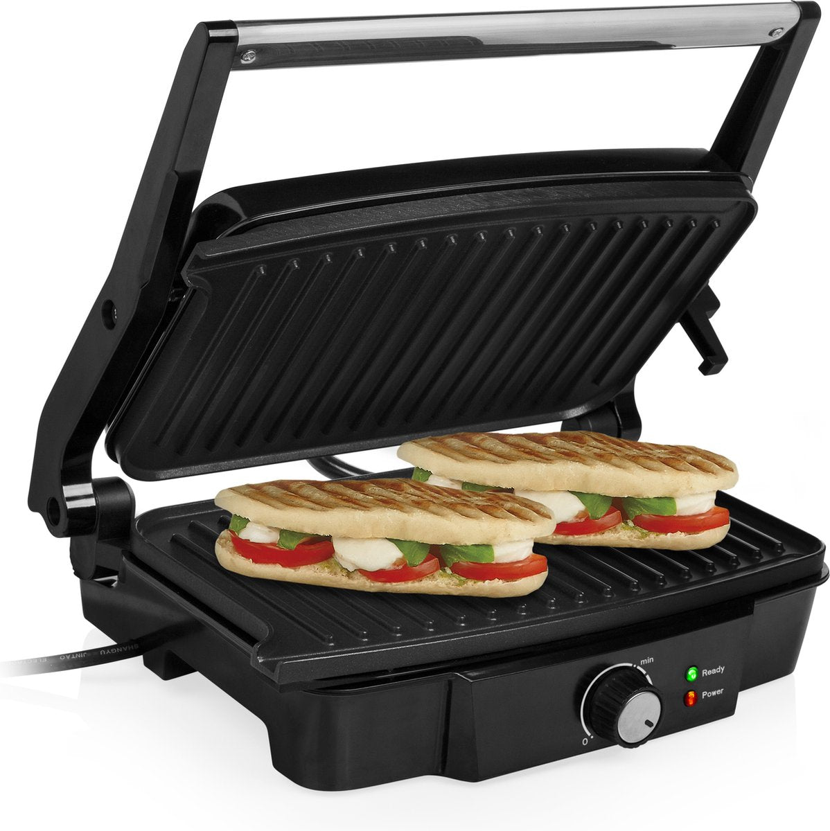 Tristar PD-4958B Contactgrill - 1000 W - 23 x 14,5 cm - Zwart