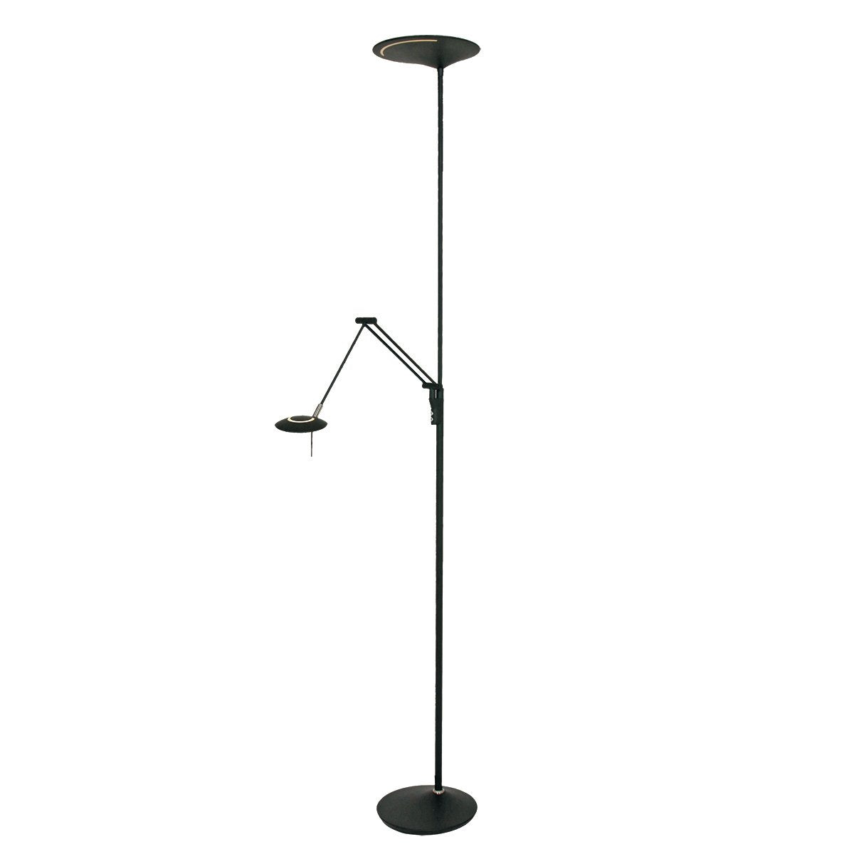 Vloerlamp Steinhauer Zodiac LED - Zwart