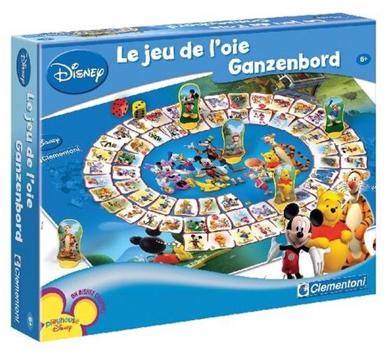 Clementoni Bordspel - Ganzenbord Disney - Gezelschapsspel voor Familie - Kinderen vanaf 6 Jaar