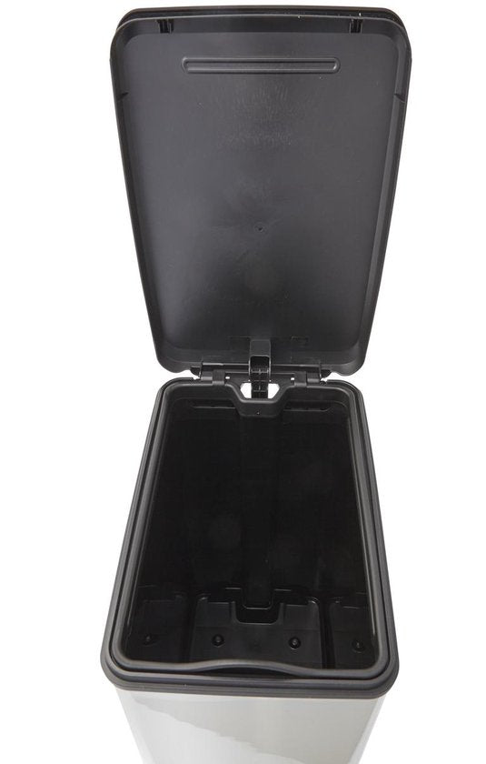 Curver Decobin Slim Prullenbak- 40 liter - Metallic