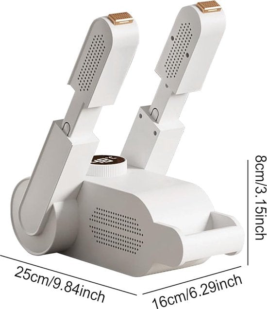 FUEGOBIRD - Schoenendroger - Met timer - Ozon-/droogfunctie - Instelbare duur - 48°C constante temperatuur - Schoenendroger - UV-lamp + actieve kool - dubbel antibacterieel-Nieuwe upgrade in 2026