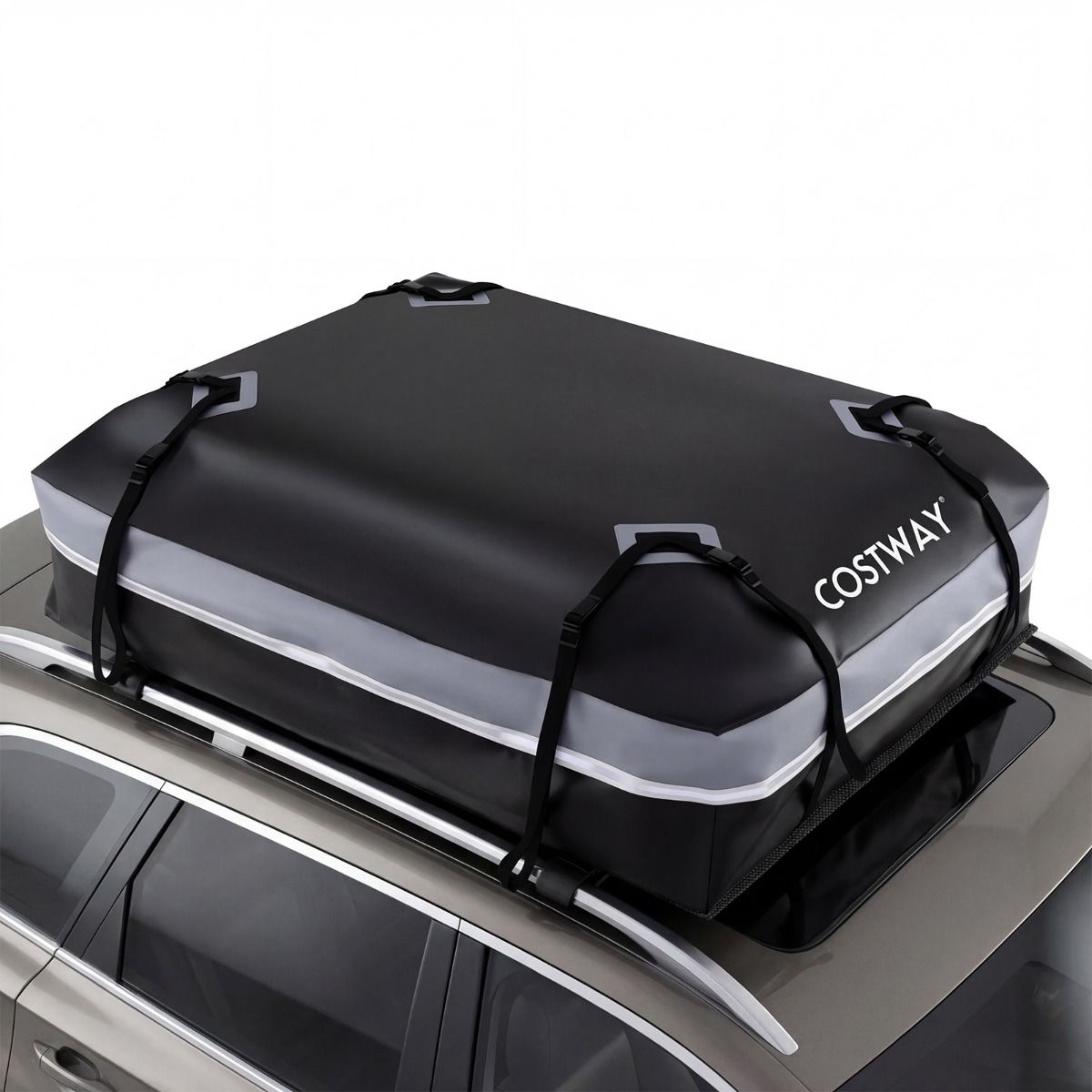 Coast Dakkoffer Auto - 600 L - Waterdicht en Antislip - Grijs