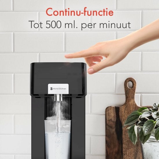 KitchenBrothers Heetwaterdispenser - 100℃ - 250 ml - 2.5L - Zwart