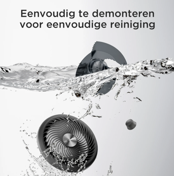 Pelonis Staande Ventilator OmniFlow - 26 dB Ultrastil - Verstelbaar 59-108 cm
