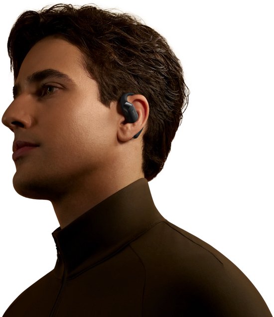 Shokz OpenFit 2 Open-ear Sporthoofdtelefoon – Draadloze Oordopjes – Zwart