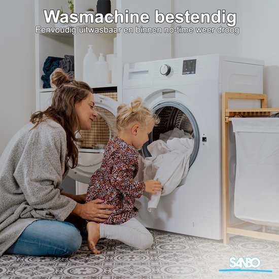 Sanbo Elektrische Deken - 2 Persoons - 150 x 160 cm - Wasmachinebestendig - Onderdeken - 7 Standen - Met Hoekelastieken