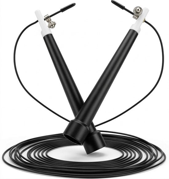 FitBoostR Verstelbaar Springtouw Volwassenen - Professionele Speedrope voor Fitness, Boksen & Crossfit - 3 Meter
