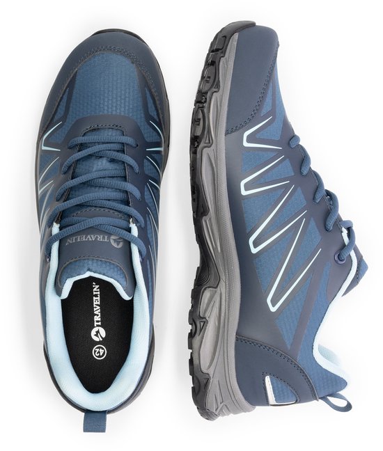 Travelin' Nalden Heren - Lage wandelschoenen - Waterdicht - Blauw - maat 40