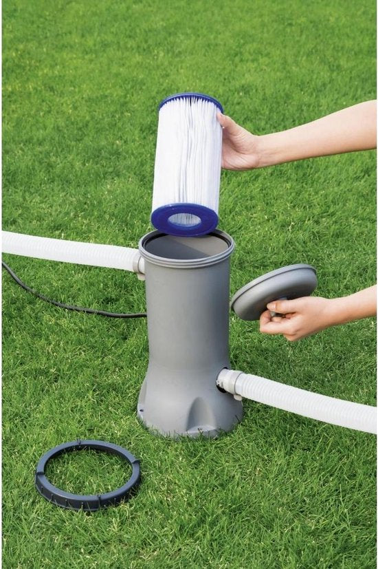 Bestway Type III Zwembadpompfilter - Voor Kristalhelder Water