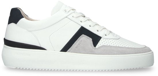 Blackstone MARBLE COLTON - DG513 Wit Donkerblauw - Sneaker (laag) - Heren - Wit - Maat: 43