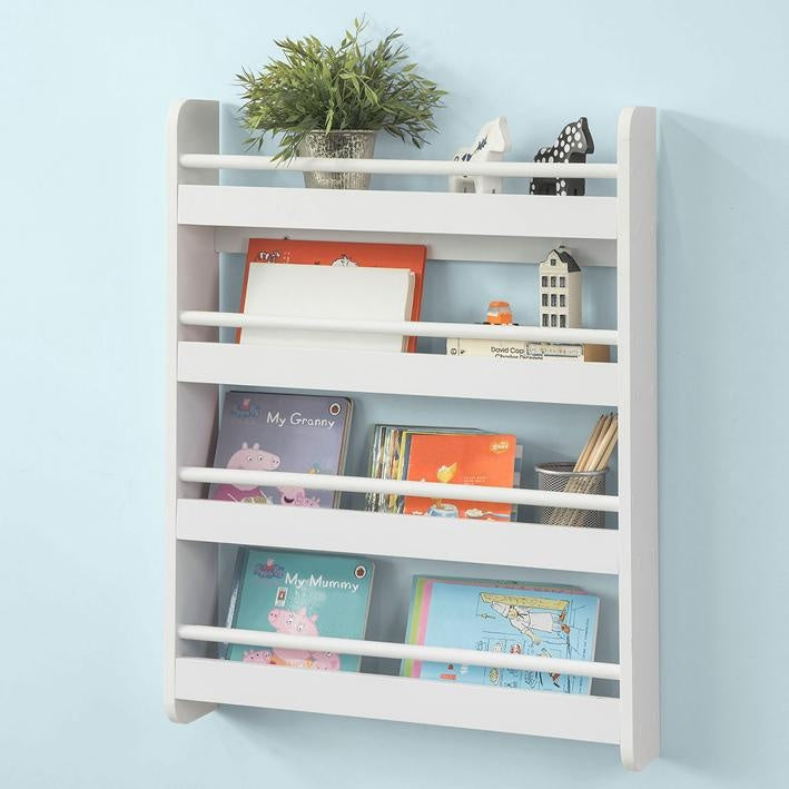 SoBuy Opbergkast - Ophangbaar - MDF - 60 x 12 x 80 cm - Wit