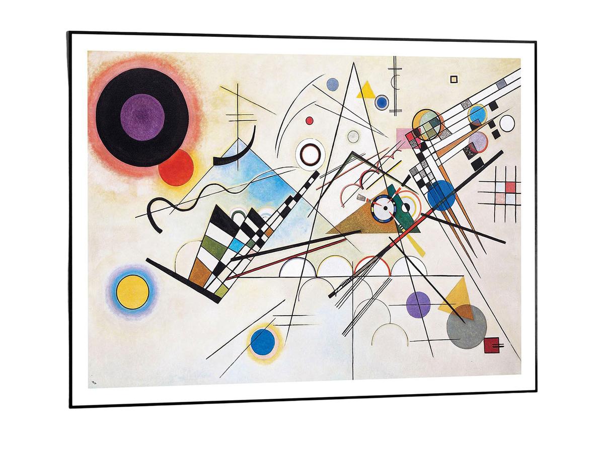 OrangeWallz Kandinsky Composition VIII - MDF-Hout - 50 x 70 cm