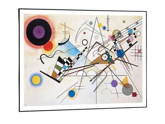 OrangeWallz Kandinsky Composition VIII - MDF-Hout - 50 x 70 cm