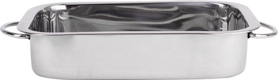Renberg - Lasagneschaal - Bakvorm - RVS - 32 x 23 x6.3CM - 4 Liter