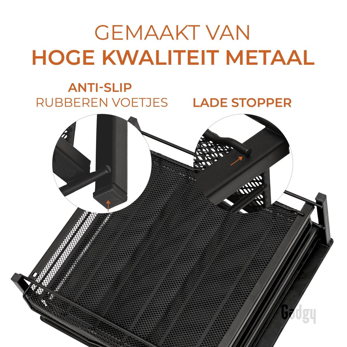 Geschikt voor Dolce Gusto Capsulehouders - Koffiecups Houder met 2 Lades - 72 Dolce Gusto Cups Capsulehouder - Antislip & Trilling Dempend - Vaderdag Cadeau