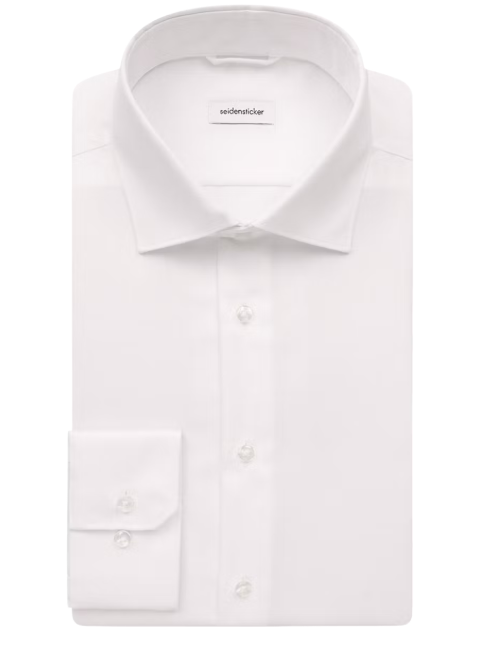 Seidensticker New Kent Business Shirt – Regular Fit – Wit – Maat M – Ruglengte ca. 80 cm – Mouwlengte ca. 64 cm
