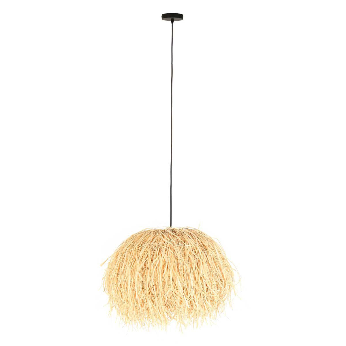 Anne Lighting - hanglamp - Grass - naturel - gras - Ø 53cm - E27 - 3819BE