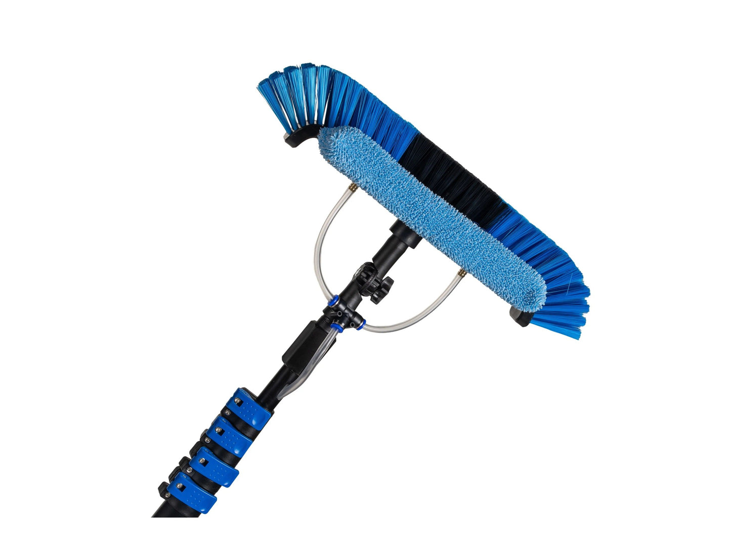 Nexxt Telescopische Waterborstel 5-in-1 – 7 m – Verstelbare kop 29 x 7 x 10 cm – Inclusief 9 m slang