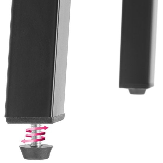 tectake - Set van 2 barkrukken "Corby" - industrieel - donkerbruin - 404332