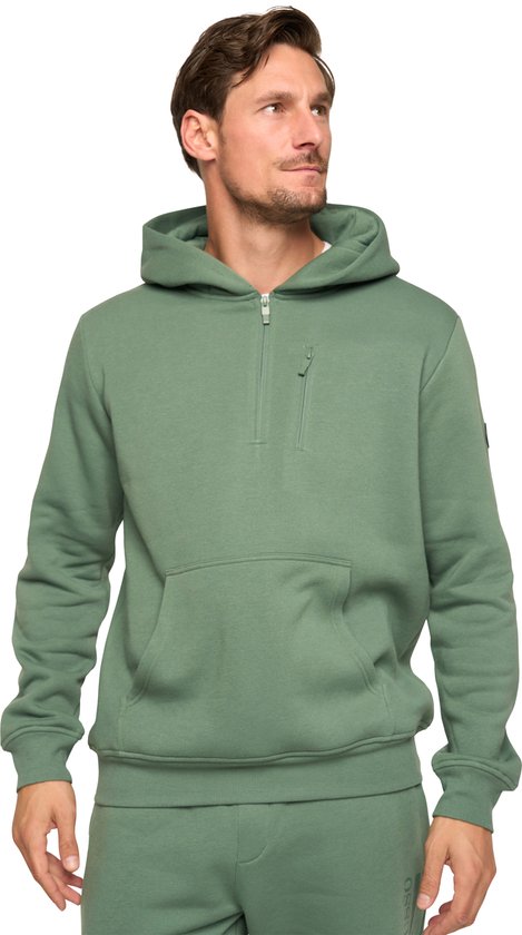 Mario Russo Trainingspak Achilles - Huispak - Joggingpak - Hoodie - Duck Green - maat L