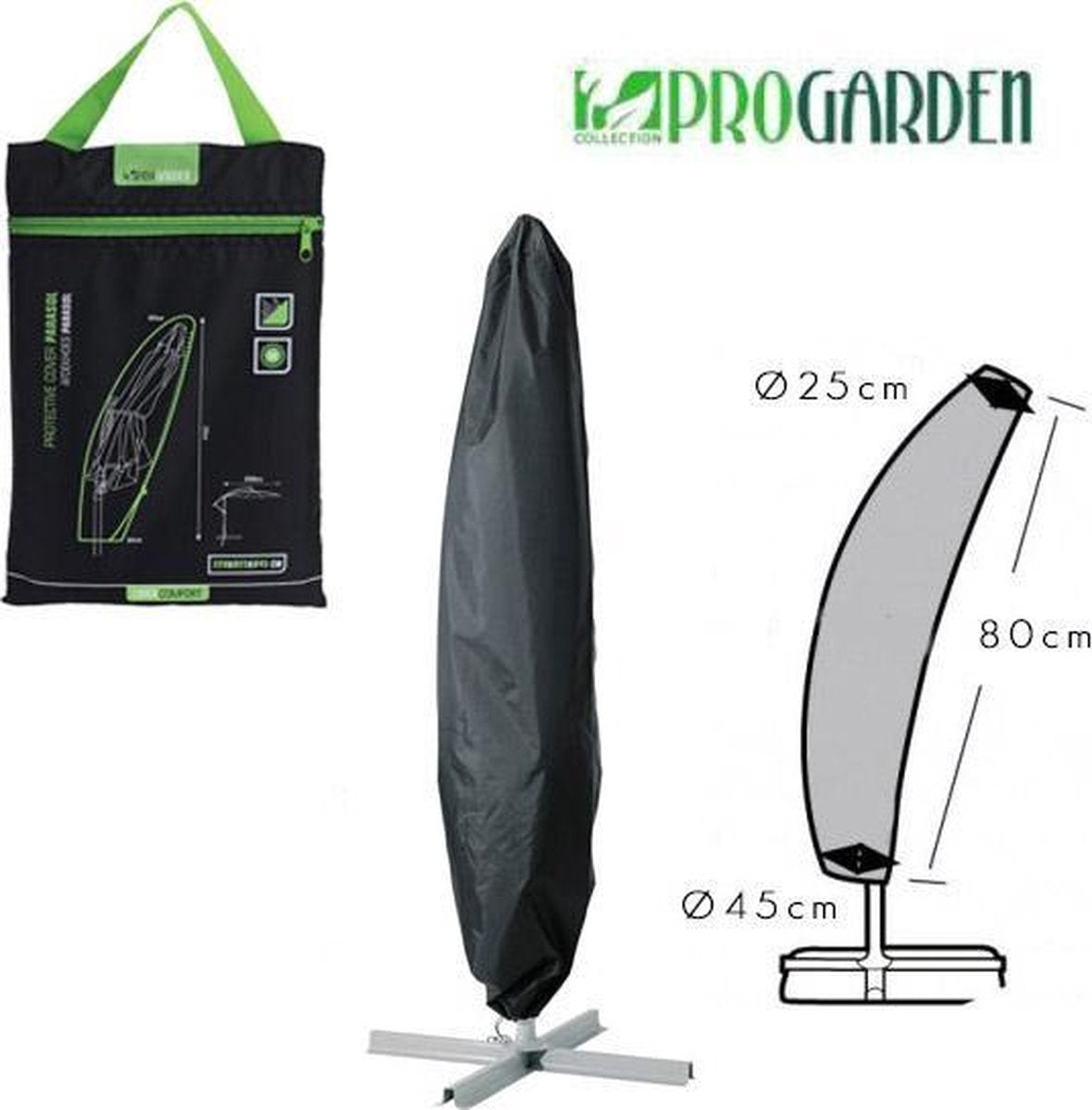 ProGarden luxe zweefparasolhoes - Zweefparasol hoes