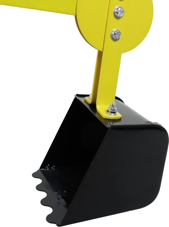 AXI Dean de Graafmachine op wielen voor in de zandbak Geel/zwart - 360° draaibare zitting