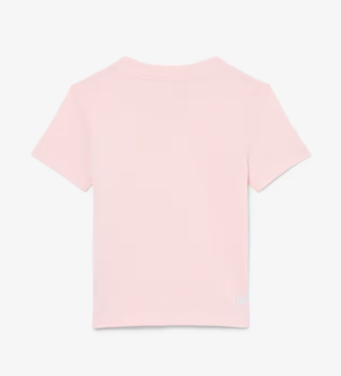 Lacoste Ultra Dry Sport T-shirt Kids - Lichtroze - Regular Fit, Transpiratie-Afvoerend