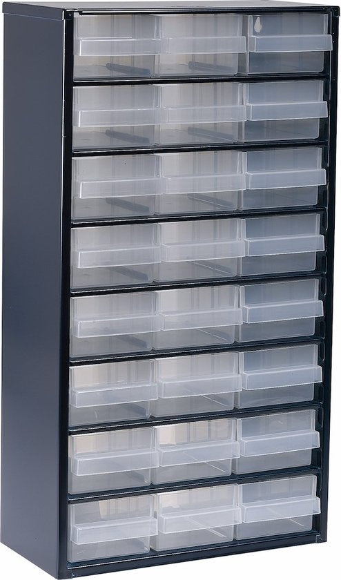 Raaco - Metalen ladekast - 24 lades