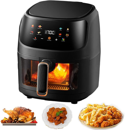 Airfryer XXL - Heteluchtfriteuse - 6L - 240W - 280 x 26 x 32 cm - Zwart