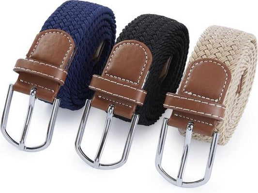 Spaceflight - Elastische riemen - Uitrekbare riemen - 104 tot 120 cm - Set van 3 - Blauw, zwart, beige