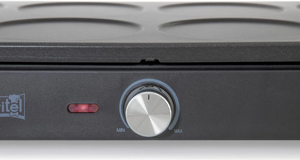 Fritel PM 2260 Pannenkoekenmaker - Zwart - 53x28x12,7cm - 1500W, PFAS-Vrij