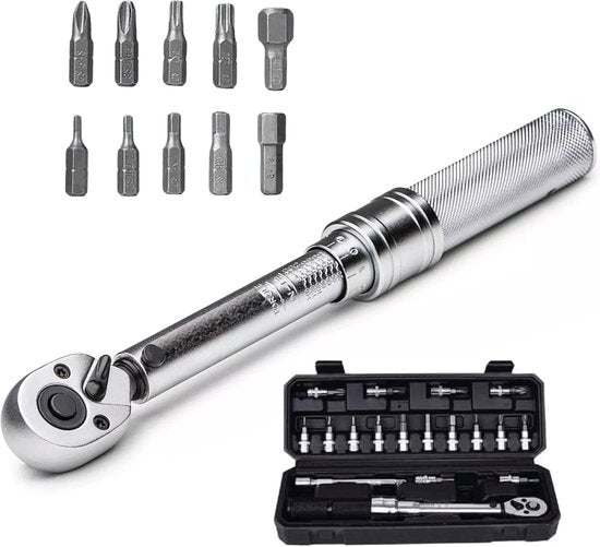 Momentsleutel 11 delige set – 2/24Nm - Fiets – Auto – Fietsgereedschap – Torque wrench