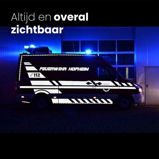 Reflecterende Tape - 5cm breed, 3m lang - Reflecterende Stickers - Reflector Fiets - Fietsreflectoren - Zelfklevende Reflector - Bakfiets - Vrachtwagen Reflectie