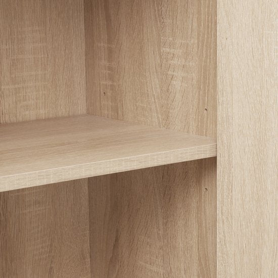 tectake - Wandkast Doncaster 60x38x125cm - industrieel lichtbruin
