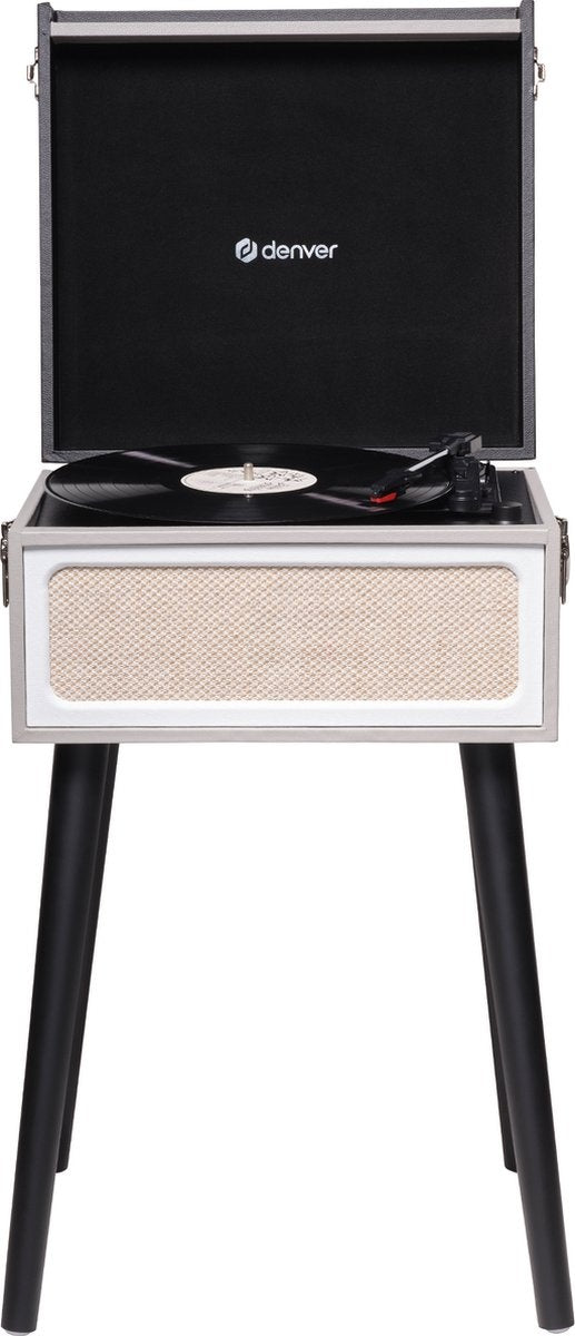 Denver Platenspeler Bluetooth - Ingebouwde Speakers - FM Radio - Auto-stop - Retro - VPR250