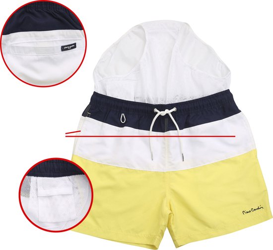 Pierre Cardin - Heren Zwembroeken Blocked Swim Short - Multi - Maat XXL