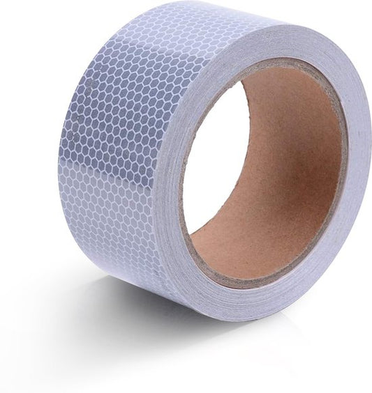 Reflecterende Tape - 5cm breed, 3m lang - Reflecterende Stickers - Reflector Fiets - Fietsreflectoren - Zelfklevende Reflector - Bakfiets - Vrachtwagen Reflectie