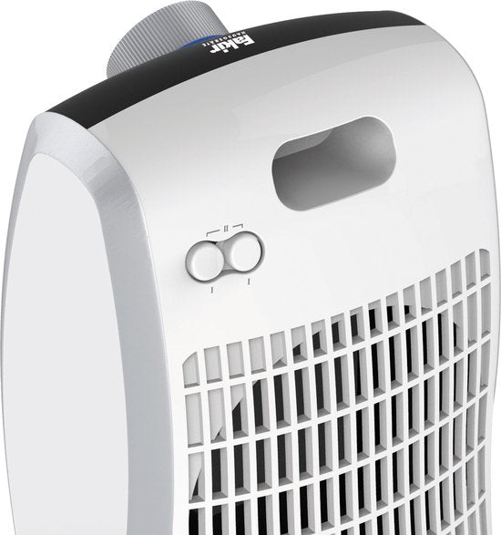 Fakir Trend HL 140 Keramische Kachel Ventilator - Elektrische Verwarming met 2 Verwarmingsniveaus - Wit/Zilver